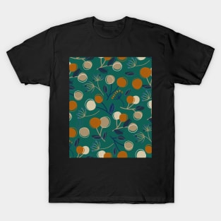 Artistic Flower Pattern T-Shirt